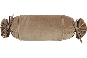 Soft Velvet Bolster Pillow Enhances Comfort
