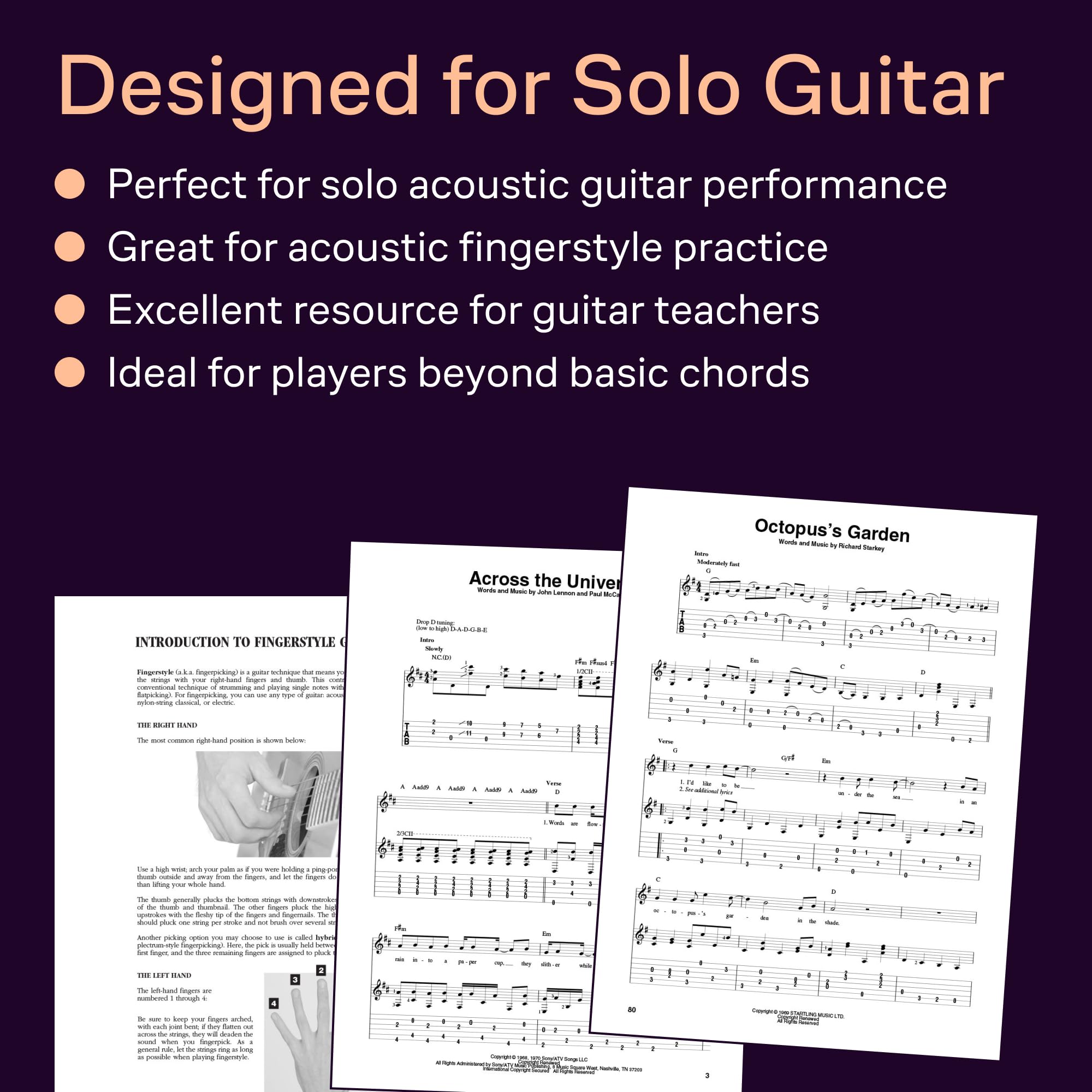 Fingerpicking Beatles: Solo Guitar