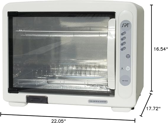 SPT SD-1533 Stainless Interior Dish Dryer, Ivory