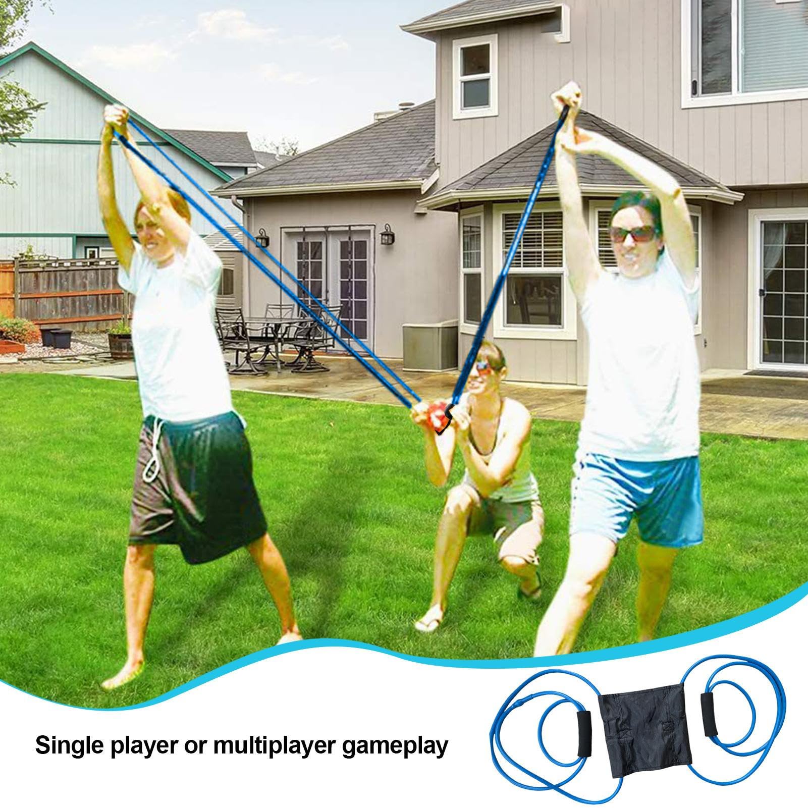 Water Balloon Slingshot, 3 Person Water Balloon Launcher - Image 2