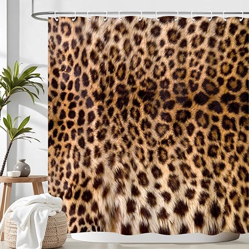 Miniatura 12 de Cortina de ducha boho con forma de hongo retro, amarilla y naranja, con flores, diseño floral, divertido, bonito, bohemio, rústico, decoración de