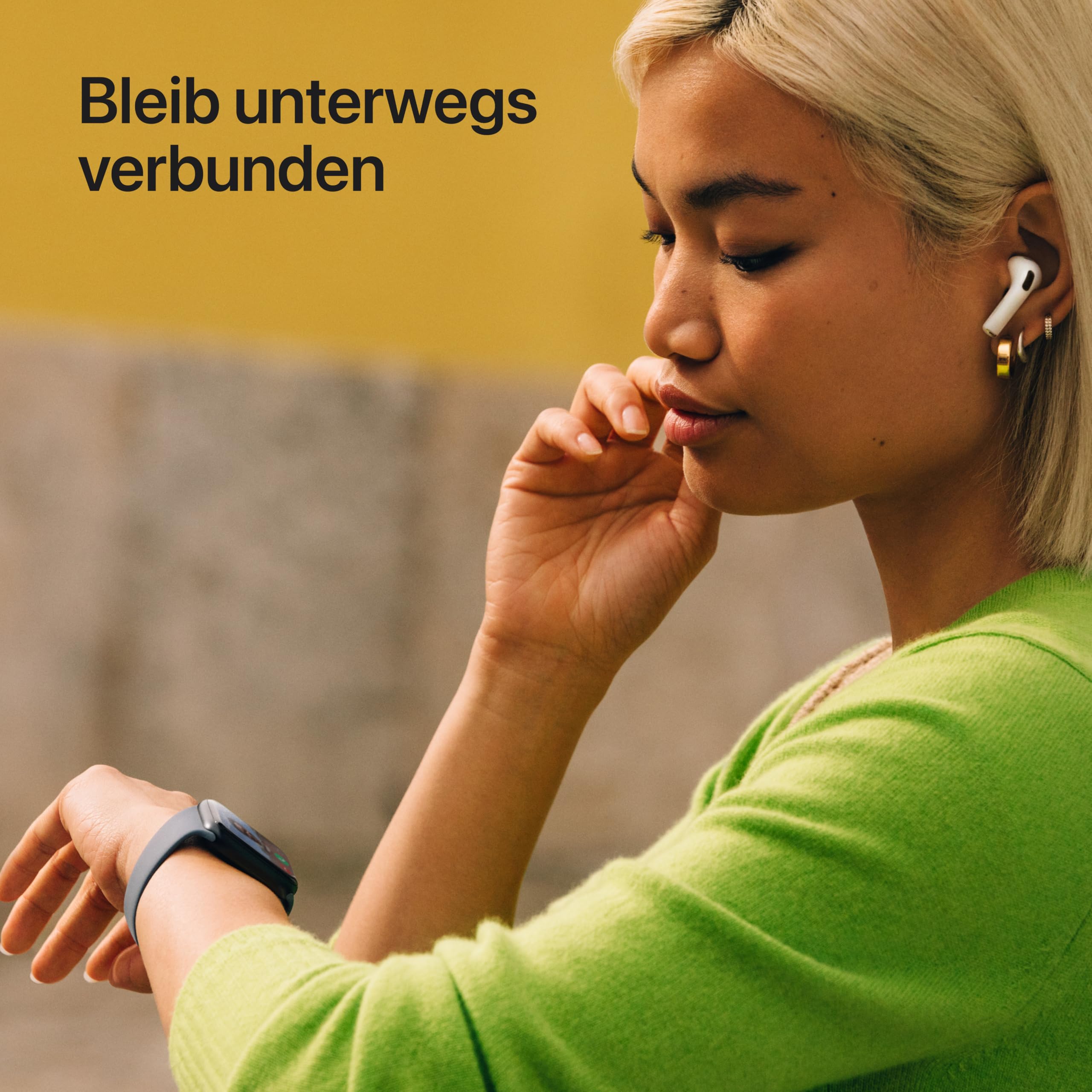 Apple Watch SE 3 GPS 40 mm Smartwatch mit Aluminiumgehäuse in Polarstern und Sportarmband in Polarstern (S/M). Fitness‑ und Schlaftracker, Herzfrequenzmesser, Always-On Display, Wasserschutz