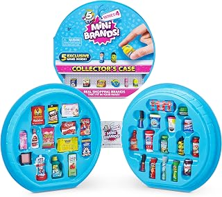 5 Surprise Mini Brands Collector's Case Series 4 Store & Display 30 Minis with 5 Exclusive Mini's Mystery Real Brands Miniature Collectibles by ZURU