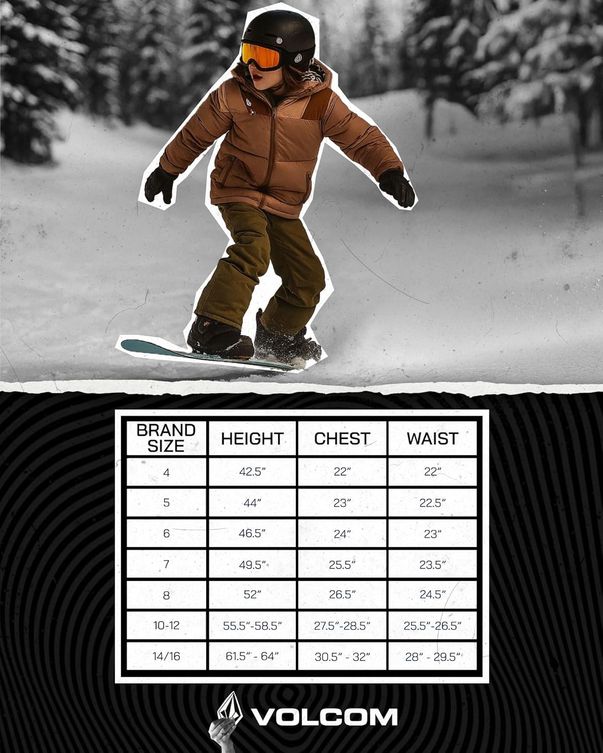 Volcom Boys Winter Coat - Sherpa Lined Winter Jacket Zip Up Hooded Puffer Quilted Kids Outerwear Jacket for Boys (4-20) - Image 7