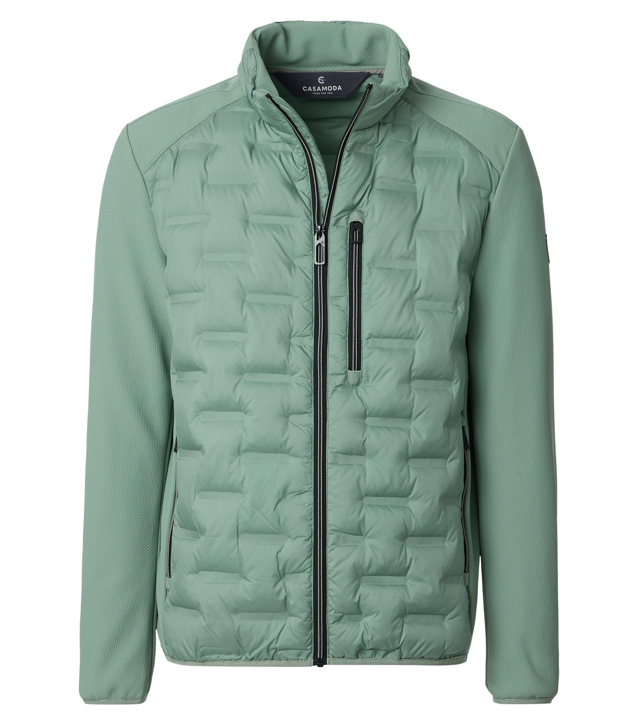 Casamoda Men's Green Hybrid Jacket Sage (Uk, Alpha, L, Regular, Regular, )