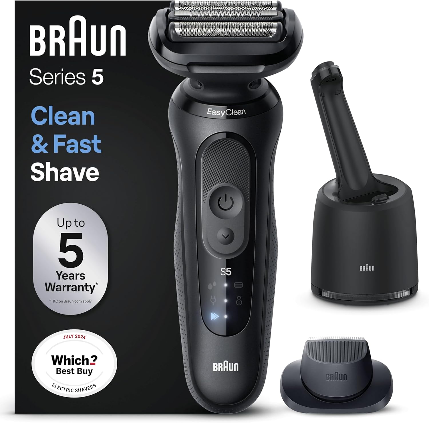 Afeitadora Braun Serie 5 52-N7200cc por 109,99€