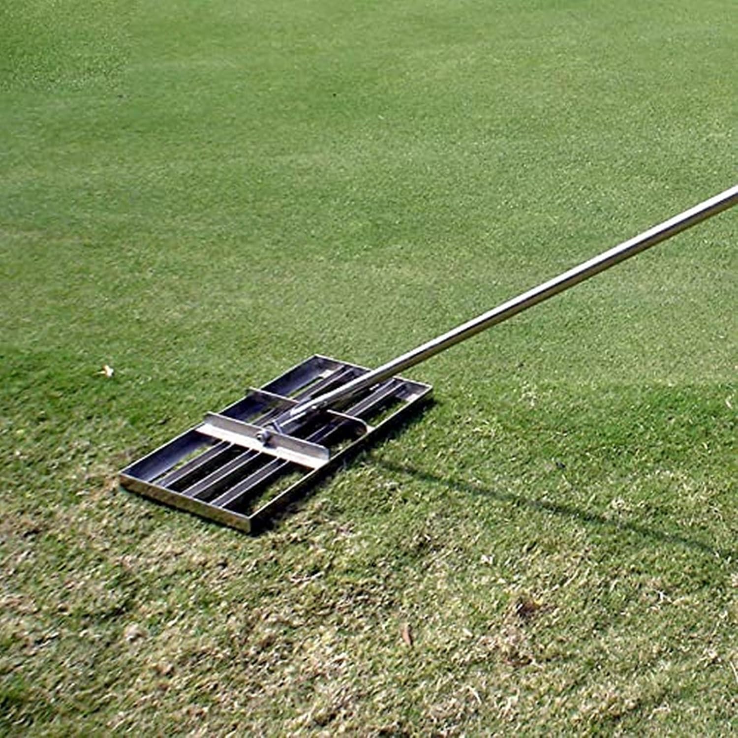 Garden Lawn Leveler, Long Handled Soil and Sand Spreader, Suitable for Golf Courses and Backyard lawns. (50 * 25 * 200CM)
