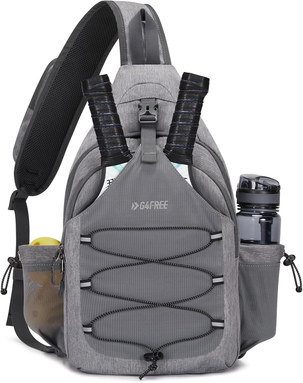 G4Free Pickleball Bag, Crossbody Sling Bag for Men Women, Pickleball Backpack, Pickle Ball Paddle Bag Gifts for Sports