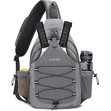 G4Free Pickleball Bag, Crossbody Sling Bag for Men Women | Water-resistant, 3-Compartment Pickle Ball Backpack, Paddle Bag for Sports