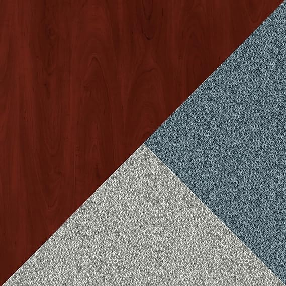 Bush Business Furniture Office in an Hour 65W Straight Cubicle Desk with Storage, Drawers, and Organizers in Hansen Cherry | Modern Computer Table Set with Privacy Panels for Commercial Workspace