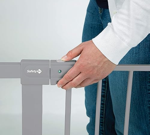 Vista 19 de Puerta de seguridad para niños y fácil instalación, encaja en espacios entre 29 y 38 pulgadas de Safety 1st Blanco