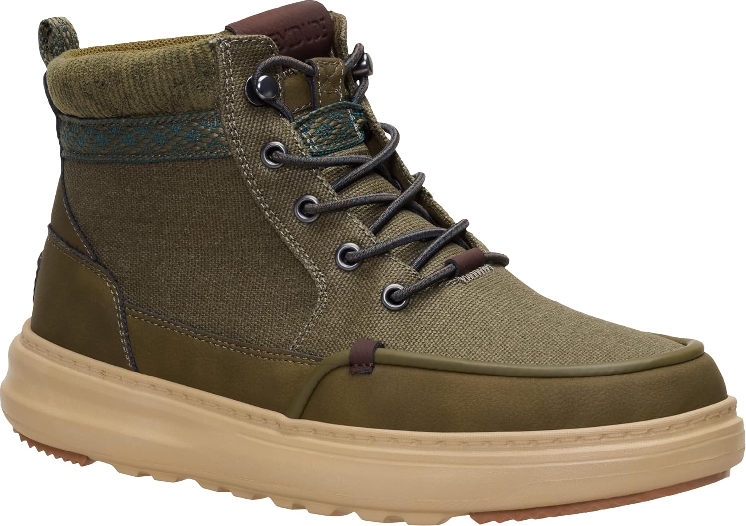 HEYDUDE Women's Remi Field Boot Waxed Canvas Boot | Water Repellent