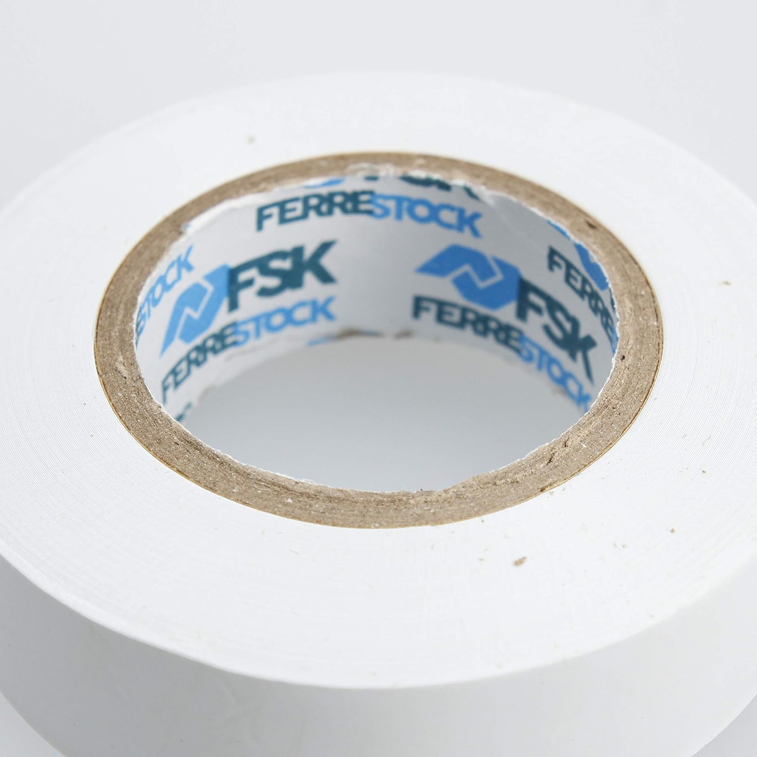 ferrestock fsktpv001 Insulation Tape White 19 mm x 20 m, Set of 10