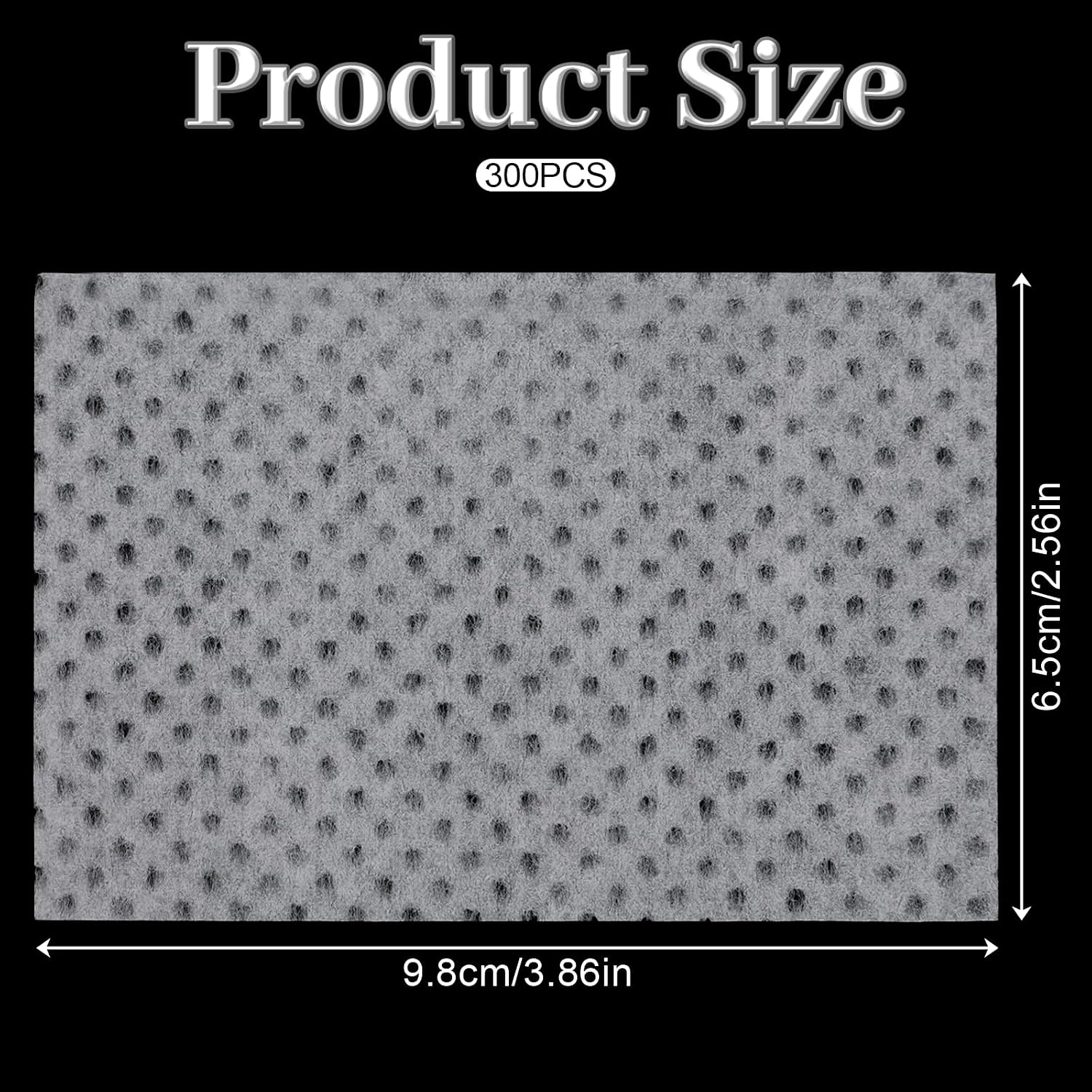 300 Pcs End Papers for Hair, Perm Paper for Hair, Disposable Salon Hair End Wrap Papers, High Temperature Resistance Curling Tissue Styling Accessories for Cold and Hot Perms (White)