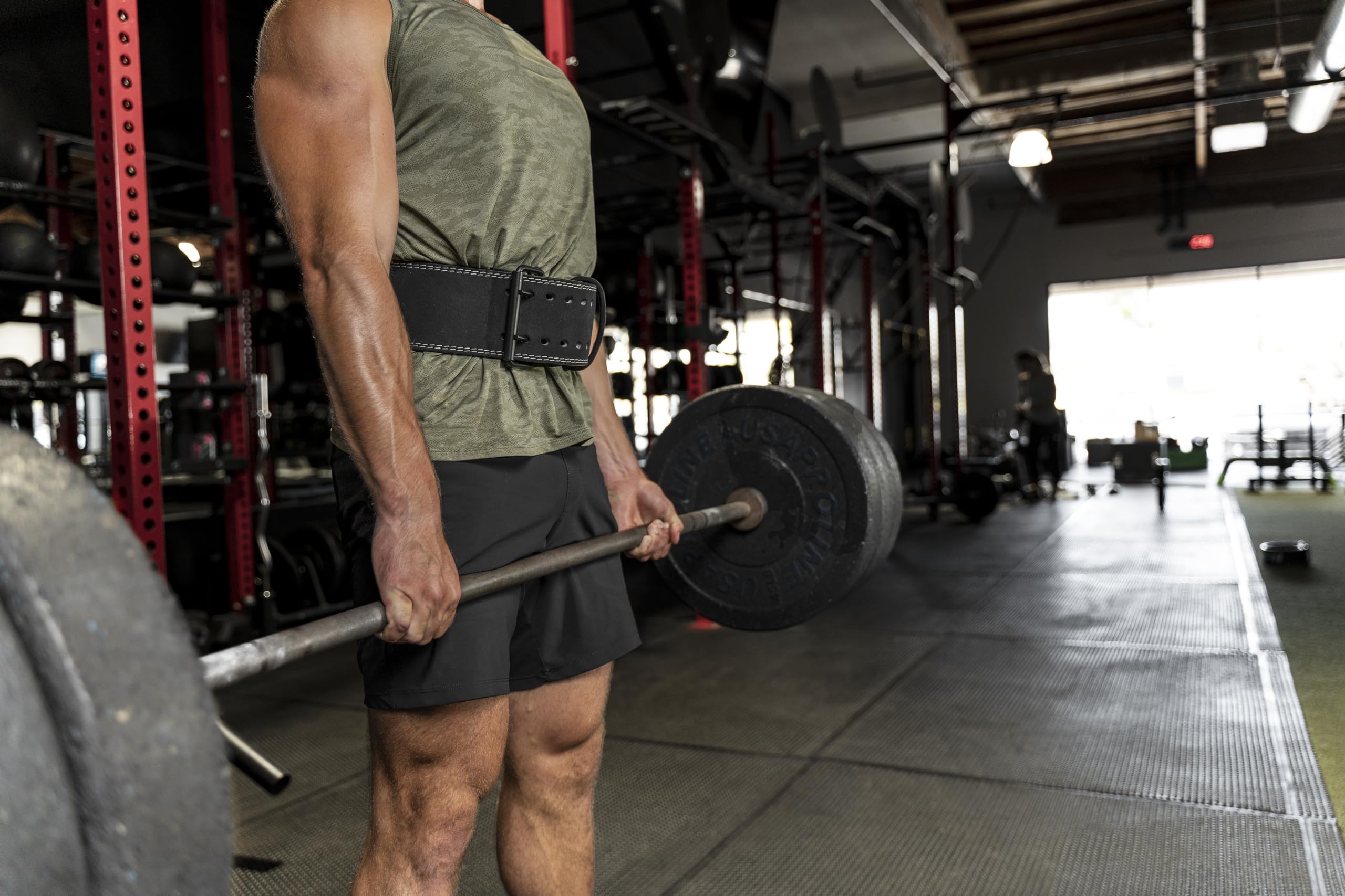 Harbinger 10MM Ceinture Powerlifting – Soutien Lombaire | Noir; S; stabilise le core et le dos; cuir extra épais avec doublure en daim – pour powerlifters