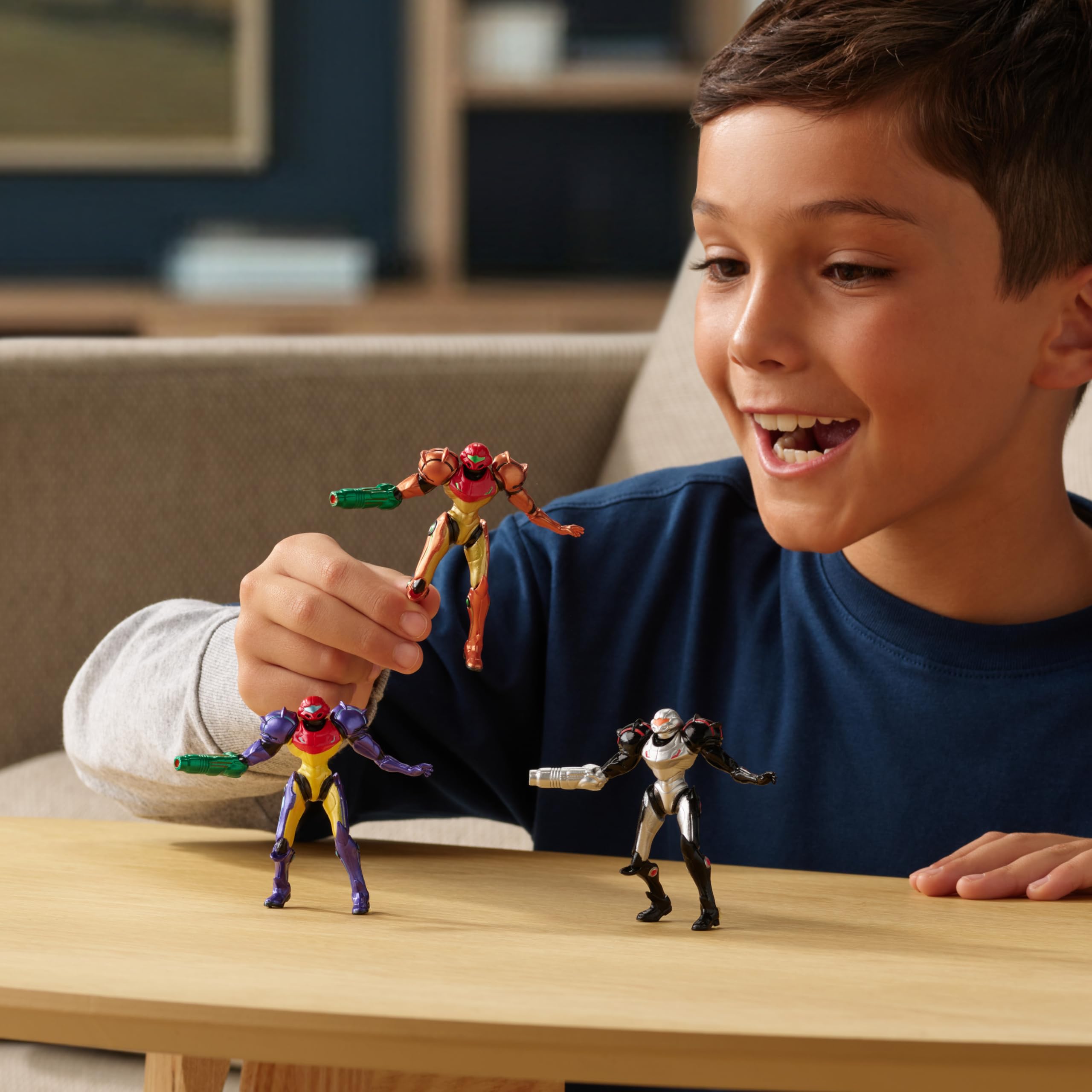 Amazon | Jakks Pacific Nintendo メトロイド サムス フィギュア 3体