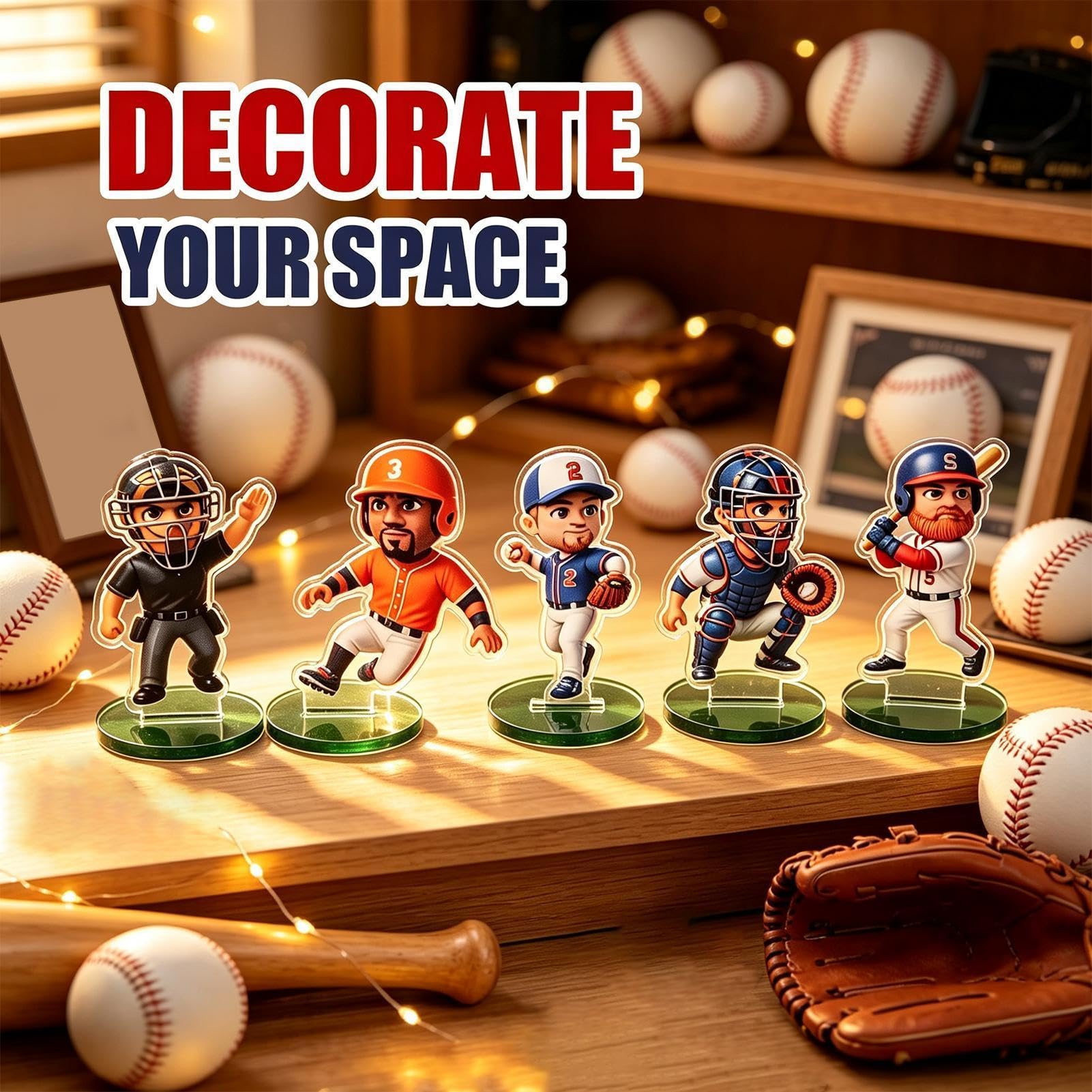 Calendario dell'Avvento natalizio con motivo baseball