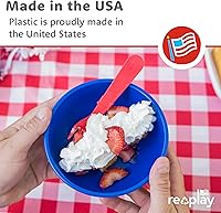 Vista 3 de Re-Play Juego de tenedores y cucharas para niños pequeños, juego de utensilios de 6 x 6 pulgadas para niños, apto para lavavajillas y microondas