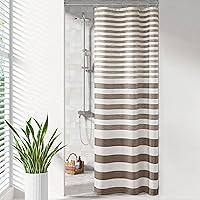 Vista 55 de Cortina Madison Park Spa Waffle de ducha con tela combinada y tratamiento 3M Scotchgard para control de humedad, decoración moderna para el baño