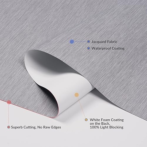 Miniatura 3 de Sulugood Persianas enrollables sin cordones para ventanas de tamaño personalizado con aislamiento térmico protección UV persianas enrollables para