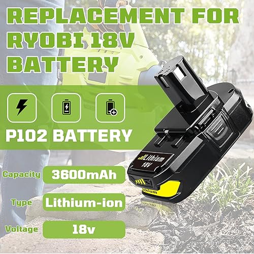 Miniatura 9 de VINIDA Paquete de 2 baterías de repuesto de 4.8Ah DC9096 para Dewalt 18V batería DC9096 DC9099 DC9098 DW9099 DW9098 DE9039 DE9095 DE9096 DE9098