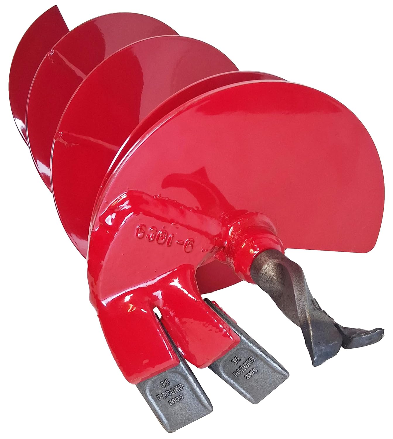 Genuine OEM 10" Combo Auger Bit CSD10 Compatible with Groundhog, Rice Hydro, General Auger and Others with 7/8 Square Female Drive CSD10