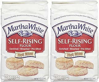 Martha White Self Rising Bleached Flour, 80 oz, 2 pk