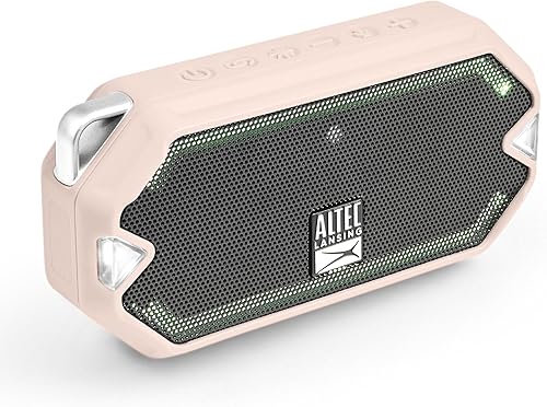 Altec Lansing - HydraMini Altavoz Bluetooth inalámbrico, IP67 impermeable USB C batería recargable con 6 horas de reproducción, compacto, a prueba