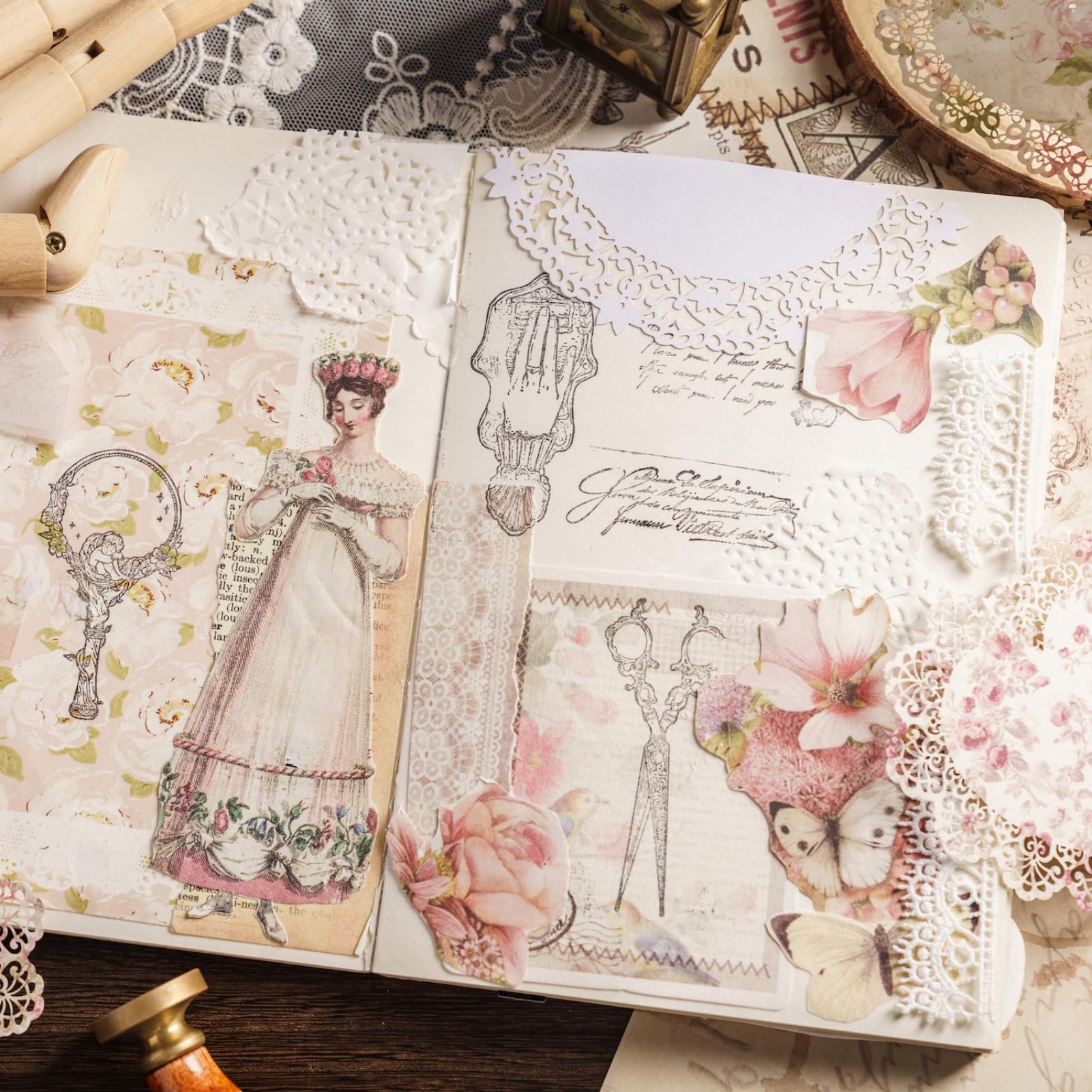 18 Fogli Washi Adesivi per Scrapbooking Vintage Foglia Album Stickers Natura Stickers Natura bullet journal per Scrapbooking Album Fotografico Adesivo Libro Adesivo Album Diario Quaderno Decorazione