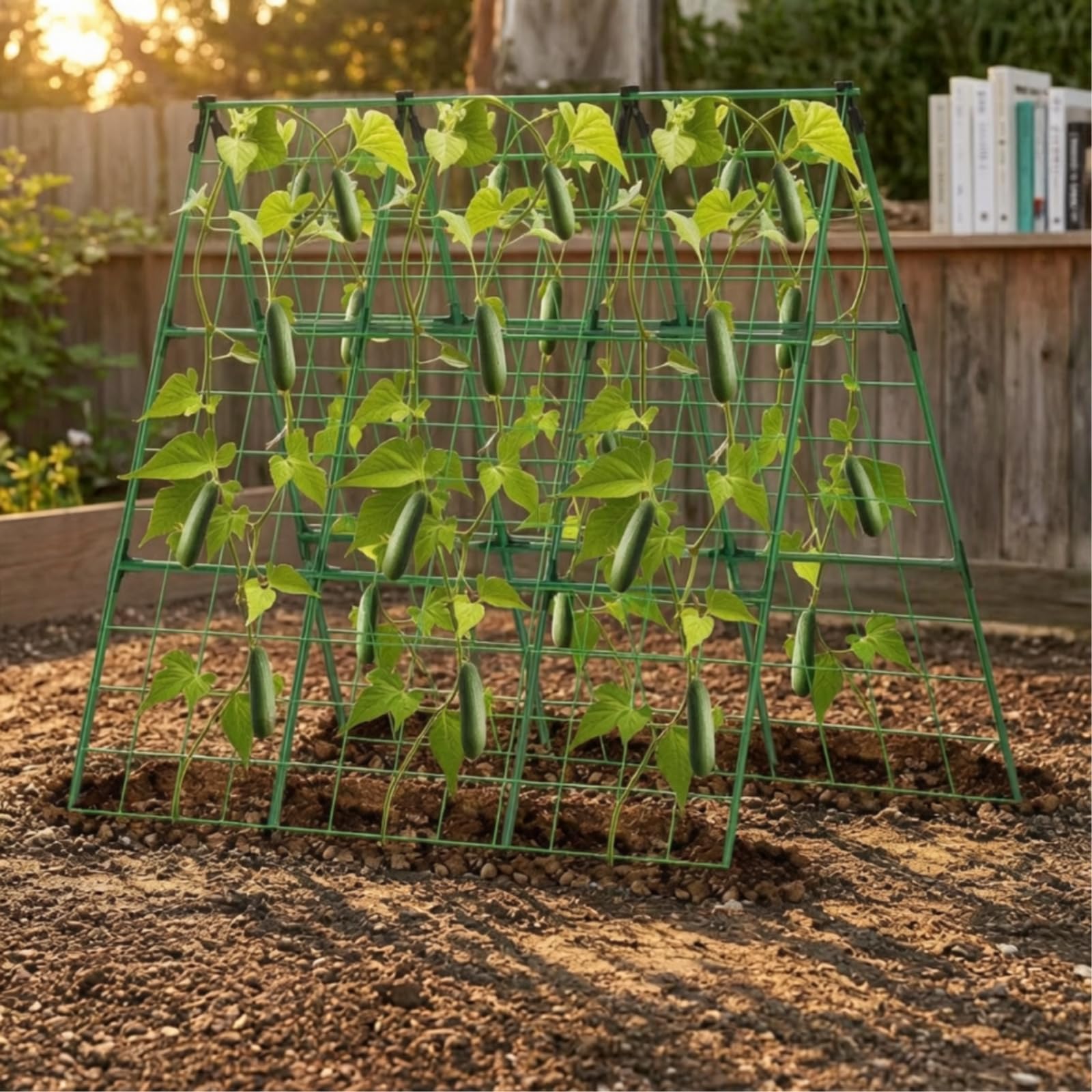 Traliccio da Coltivazione in Verticale Traliccio da Esterno Versatile Supporto Rampicante per Giardinieri, Appassionati di Orto, Specifica 2