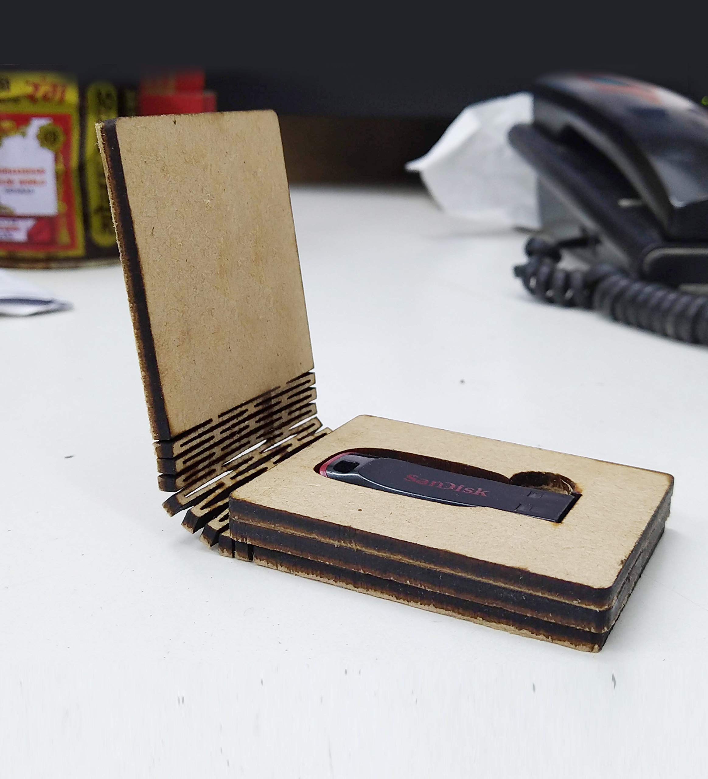 TechGuy4u Pendrive Box -Specially designed for SanDisk Flash Drives, Perfect for Gifting (Designed for SanDisk Drives USB2.0)