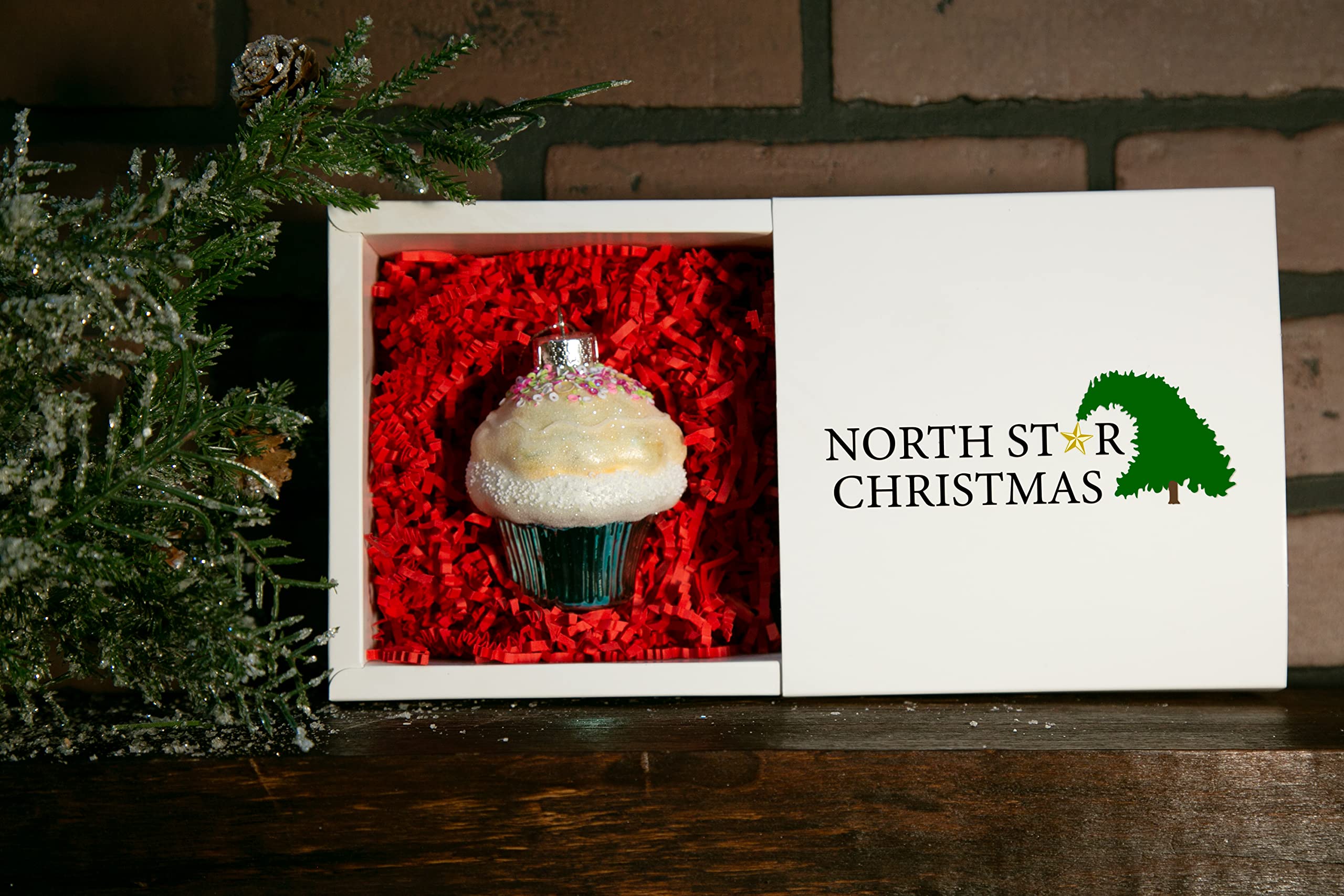 Amazon｜North Star Christmas | バニラ カップケーキ ガラス