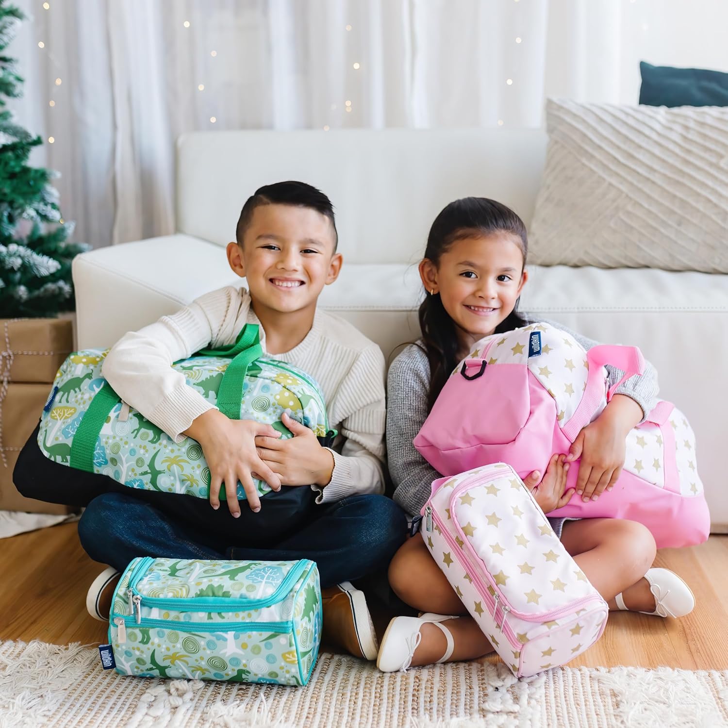 Wildkin Kids Overnighter Duffel Bag – Carry-On Size, Ideal for School & Sleepovers – Jurassic Dinosaurs - Image 9