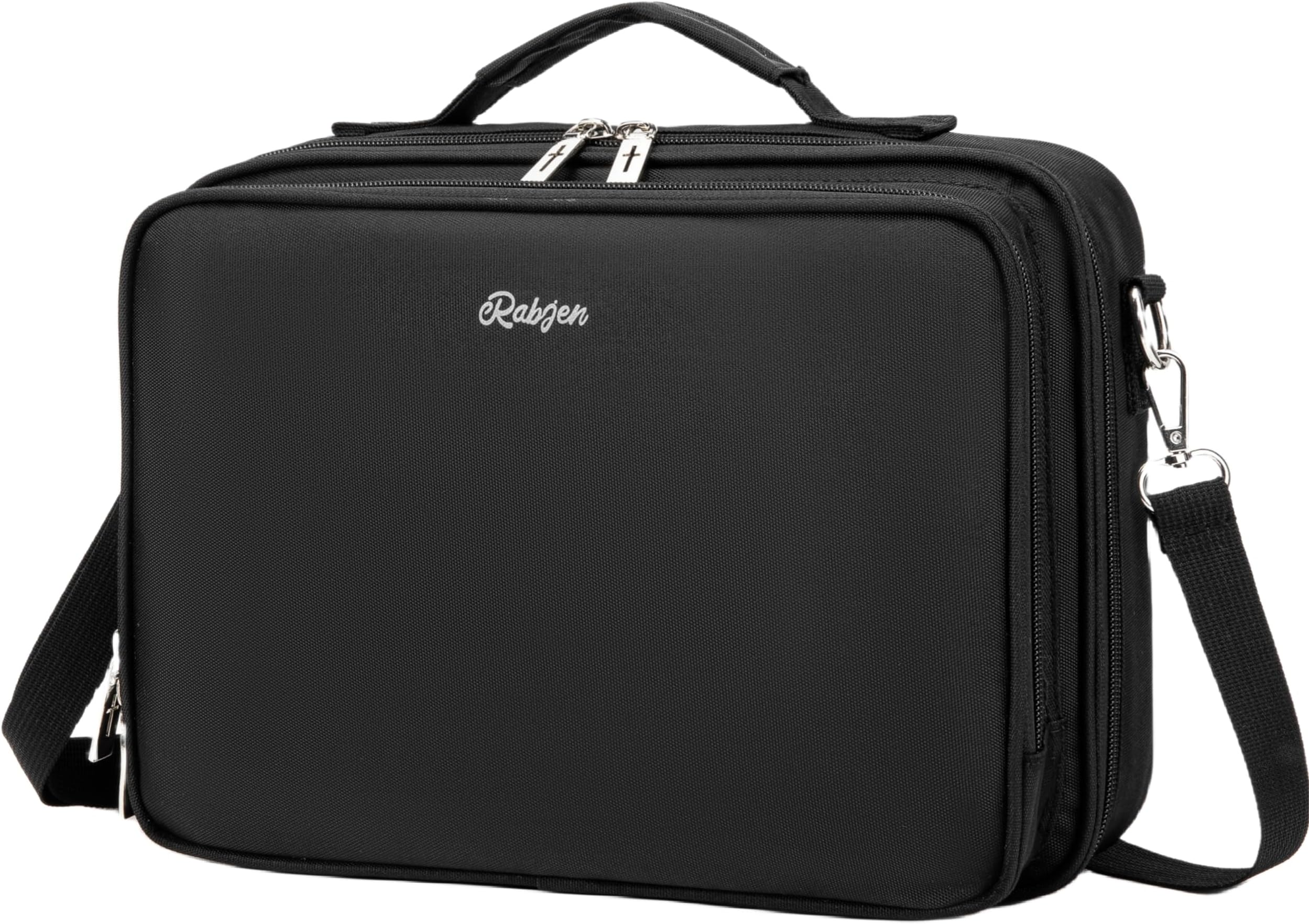 Rabjen Bible Cover for Women Men, Church Bag Carrying Case