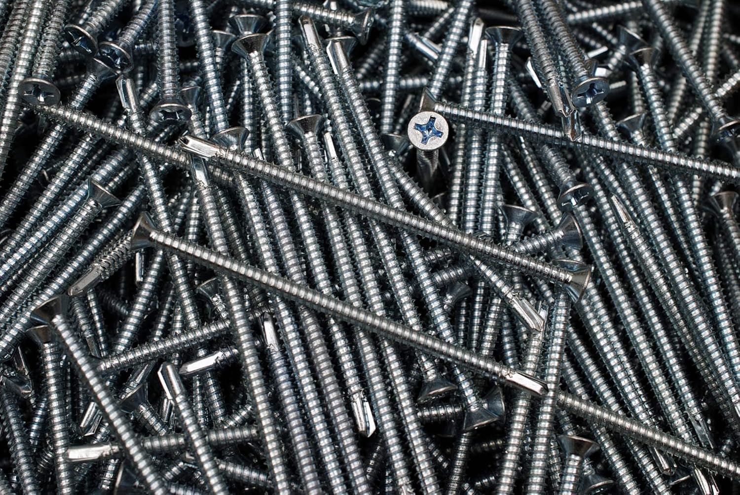 (150) Phillips Flat Head 12 x 4 Self-Drilling Screws #12 Tek SDS Zinc Plated
