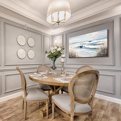 Vista 167 de AMATOP Arte para pared, flor enmarcada pintada a mano, pintura al óleo sobre lienzo, galería, obra de arte floral moderna, envuelta para la Pintura