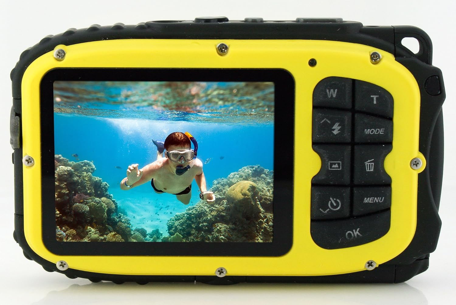 Coleman Xtreme C5WP-Y Waterproof 12.0 MP CMOS Sensor Digital Camera with 1x Optical Zoom - Yellow