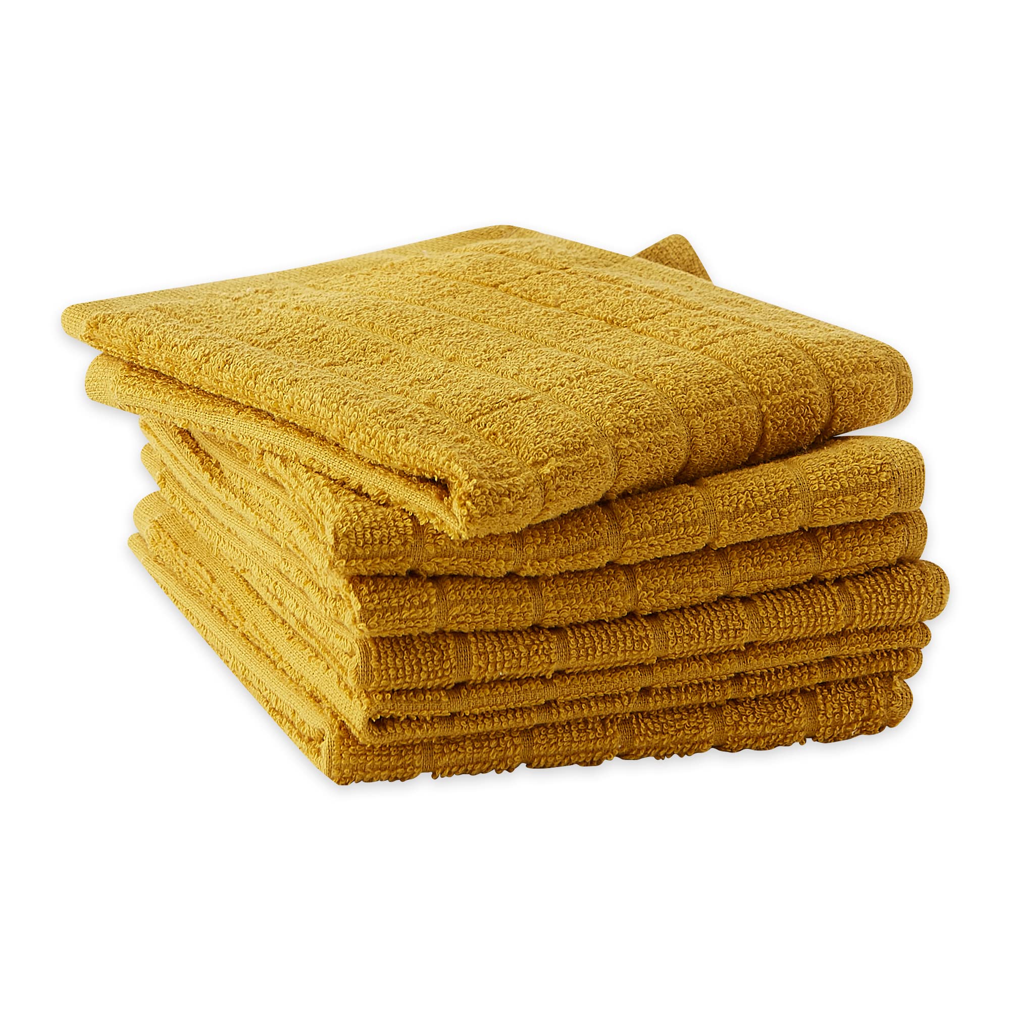 DII Basic Terry Geschirrtuch-Set, 6 Stück, 30,5x30,5 Cm, Antik-grün – Aus 100% Baumwolle
