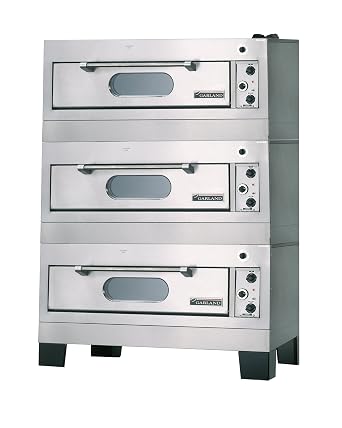 Garland E2555 Electric Triple Deck Roast Oven with 12 Gauge Steel Decks & 39"W x 28-1/4"D x 12"H Intertior Dimensions per deck