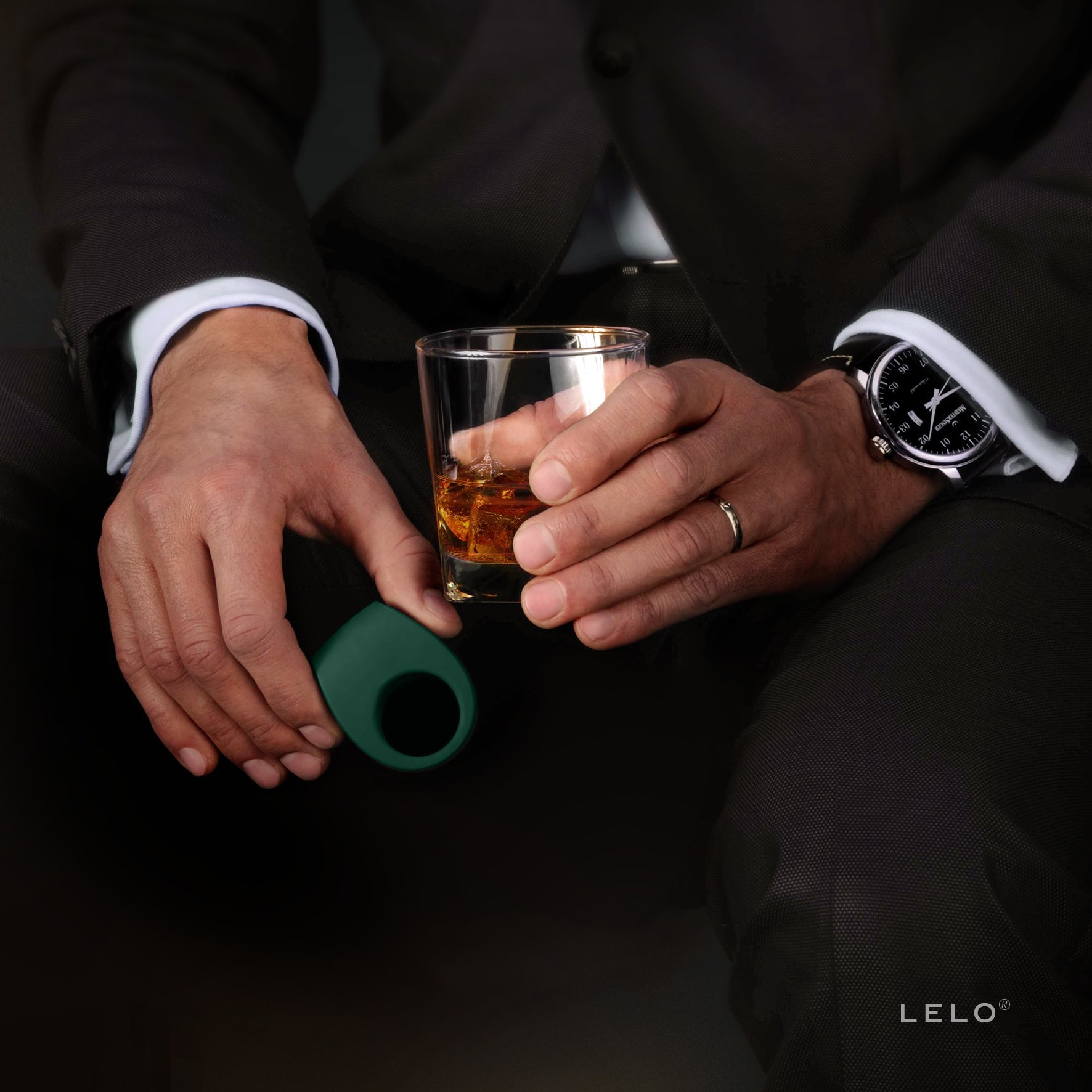 Lelo TOR 2 Anillo Vibrador para el Pene Purple Anillo Ajustable, Recargable y Sumergible, Estimula el Clítoris durante el Coito, Lila