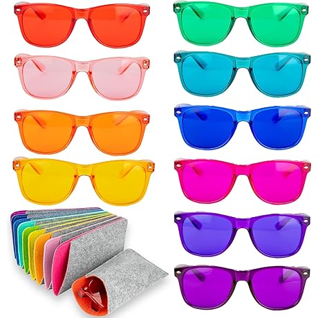 10 Healing Color Therapy Glasses