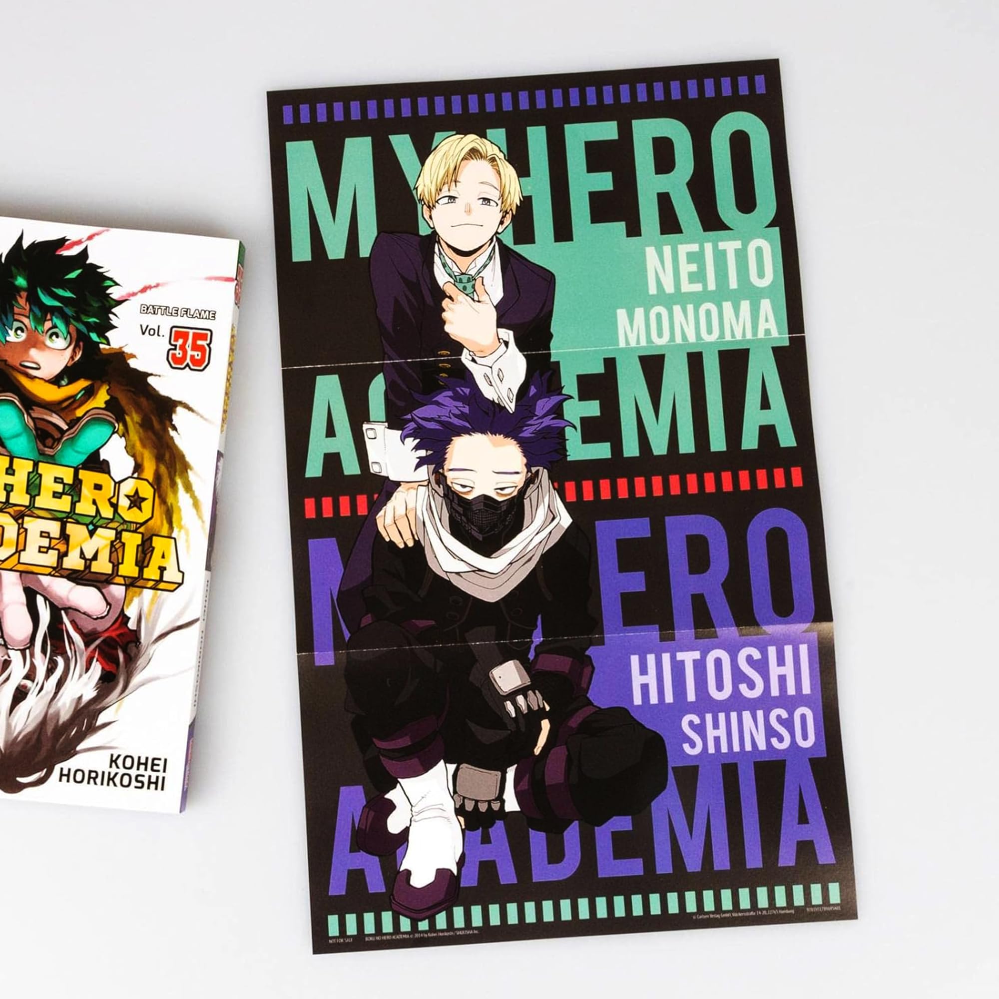 My Hero – Manga Set Deutsch (Bände 29–35) - MHA Box Edition - Shonen Jump Reihe für Anime & Manga Fans - Komplettsammlung Teil 4 mit exklusivem Comic-Lesezeichen - Carlsen Manga