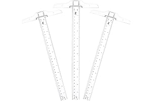 Mr. Pen 12 Inches Plastic T Square, 3 Pack