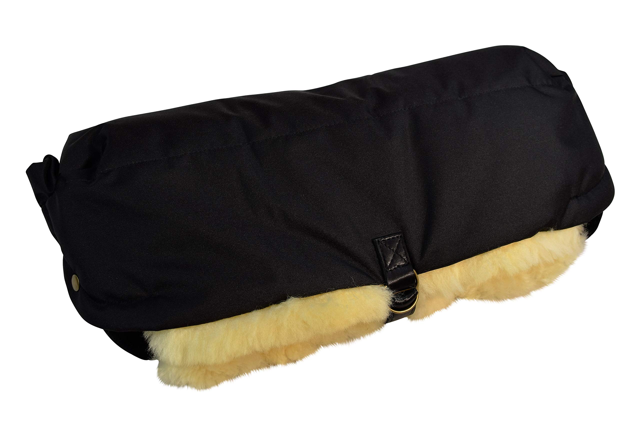 Naturasan Lammfell Handwrmer, warmer Kinderwagen Muff mit echt Lammfell  Innenfutter, Muff, Kiwa, Buggy, Jogger, Radanhnger, warme Hnde ohne  Handschuhe, HW-02 (Schwarz) : Amazon.de: Baby