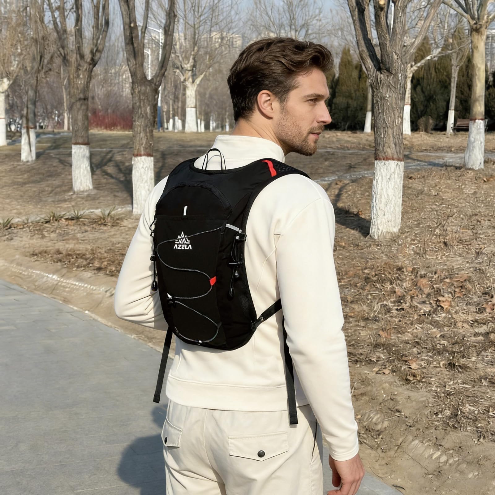 TRIWONDER Gilet Trail Hydratation Sac à Dos Running Léger | Homme Femme, Marathon, Randonnée, Vélo, Course