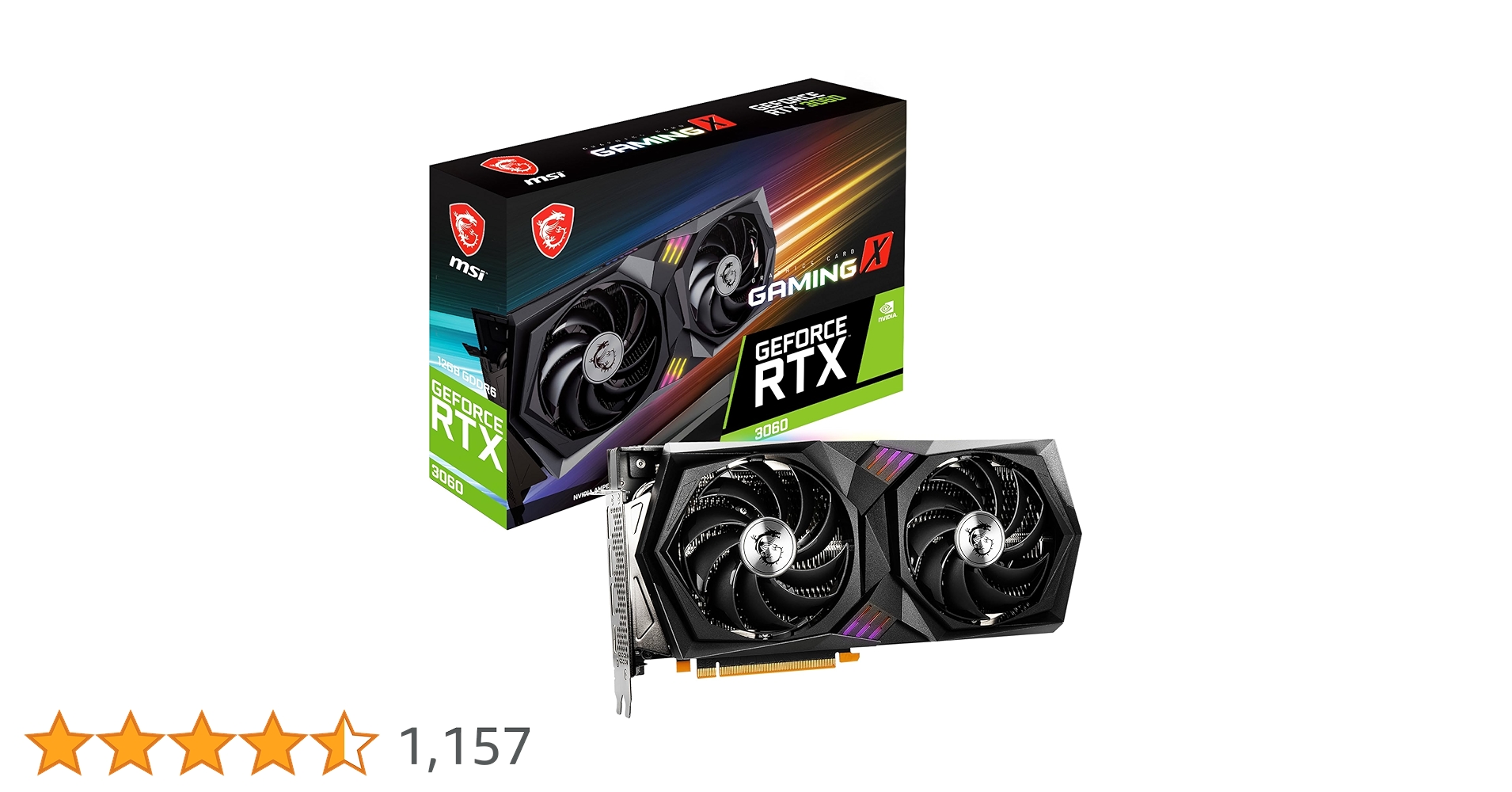 Amazon | MSI GeForce RTX 3060 GAMING X 12G ゲーミンググラフィック