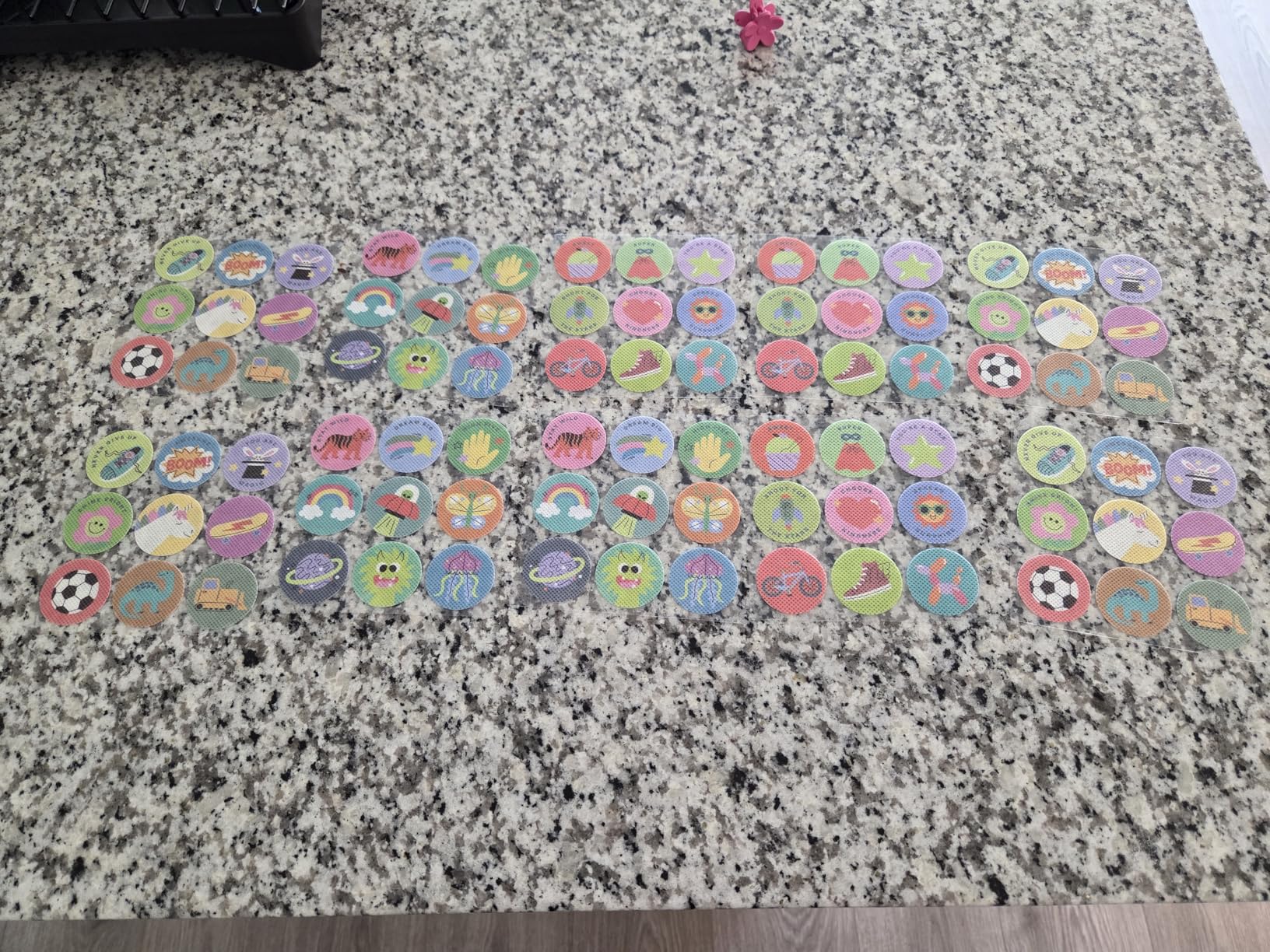 Kidoo Patch sticker on a kid's clothing — verified customer photo