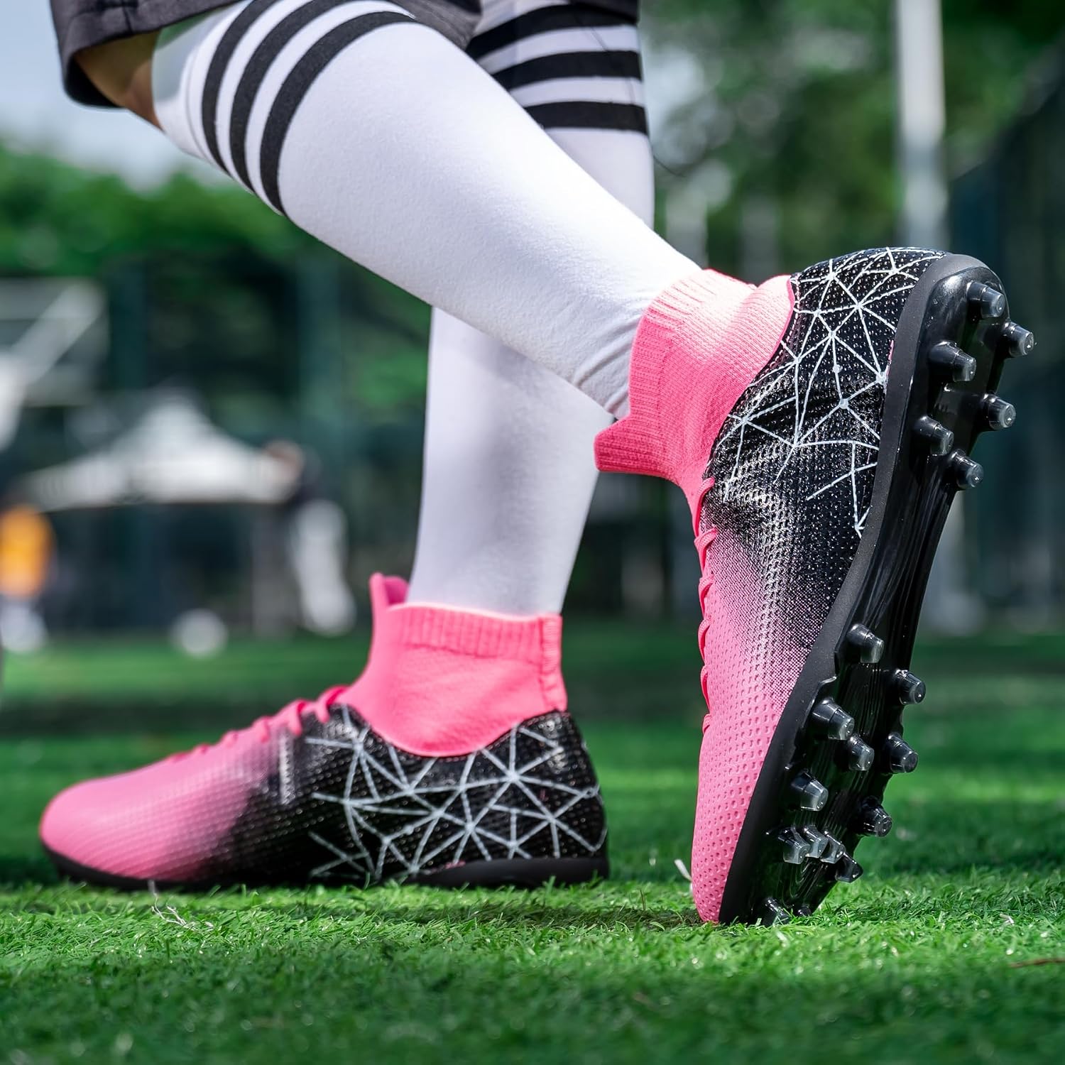 Unisex-Kids Soccer Cleats Training Football Cleats
