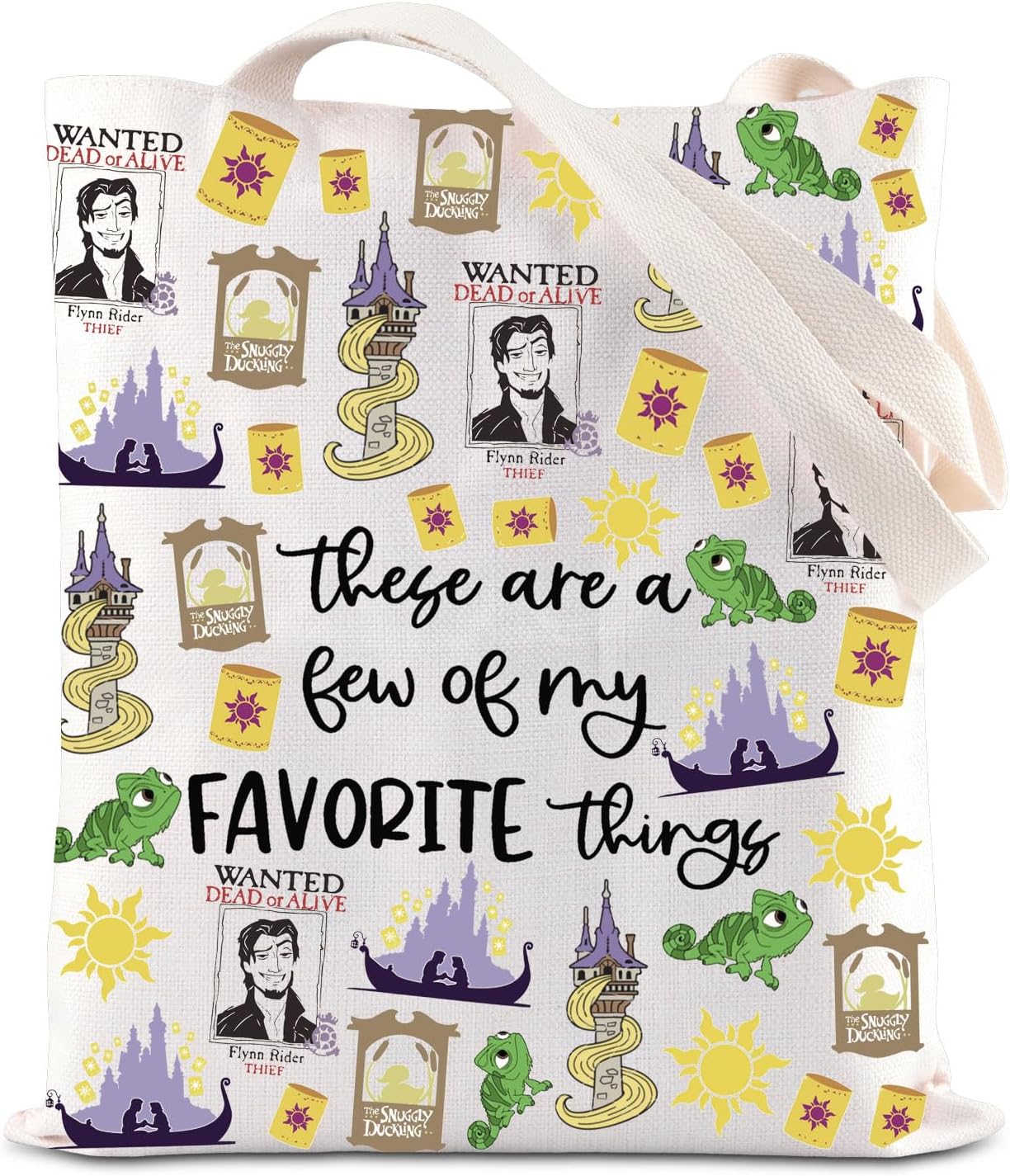 Princess Merch Fairy Tale Lover Tote Bag Lost Princess -Castle Shoulder Bag Tower -Kingdom Gift