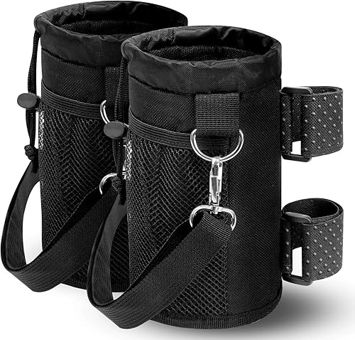 Paquete de 2 portavasos para bicicleta, silla de ruedas y scooter, soporte para botella de agua para bicicleta, andador, carrito de golf, Utv, ATV